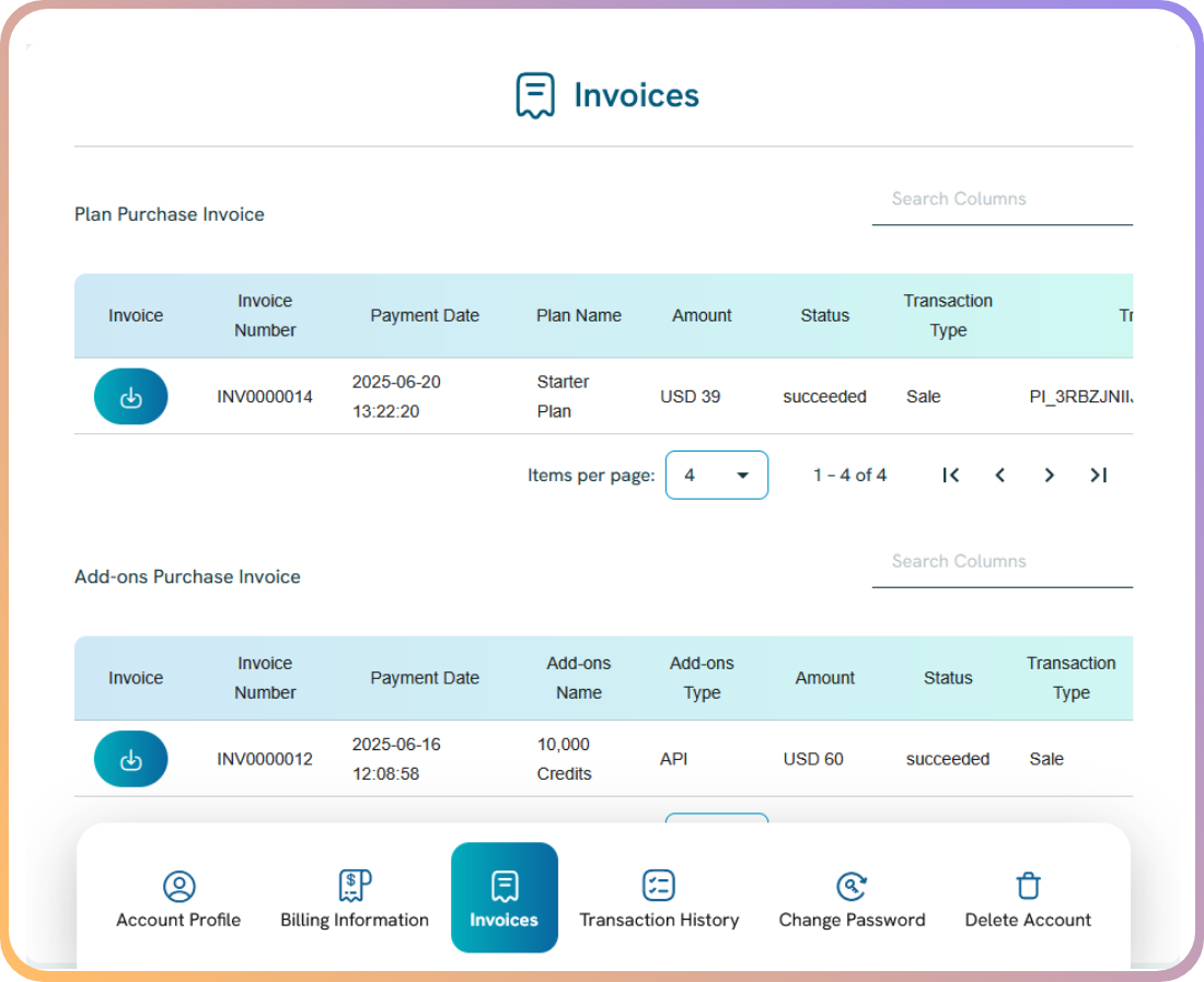 Invoices